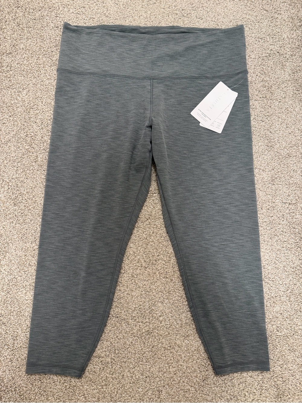 *NEW* ATHLETA Size 2X Elation Ultra High Rise 7/8 Tight Leggings Gray